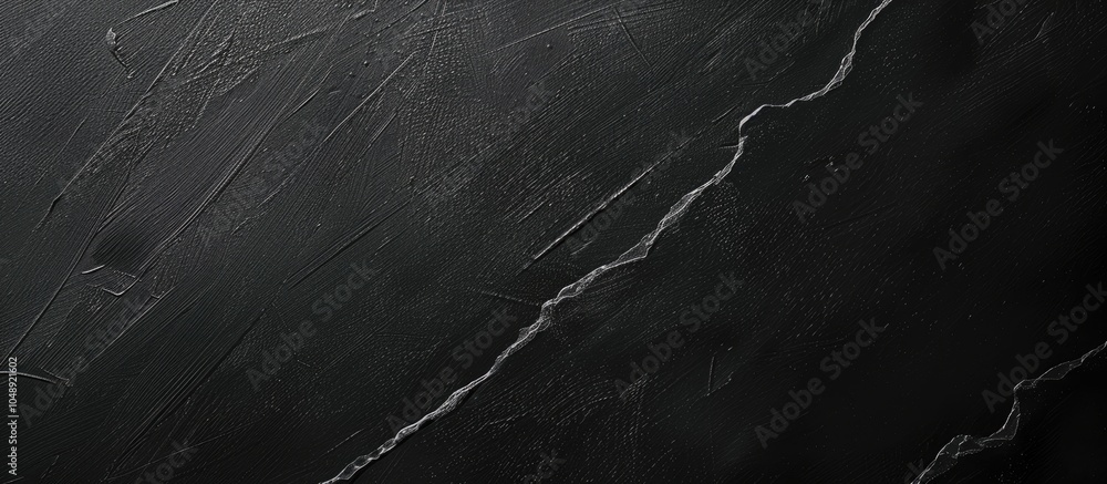 Aufkleber Black paper texture background Blank paper for text Dark design resembles a blackboard. with copy space image. Place for adding text or design