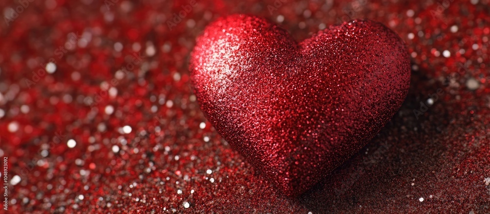 Aufkleber photo of a heart texture background for valentine s day. with copy space image. place for adding tex