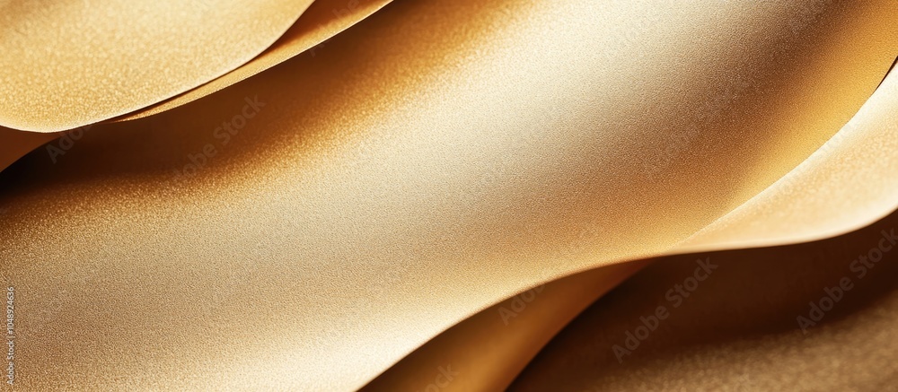 Aufkleber Golden paper surface. with copy space image. Place for adding text or design