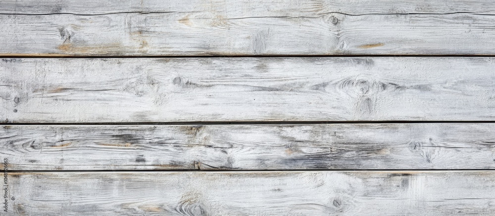 Leinwandbilder Top view of aged white wood texture background from nature with copyspace for your designs banner or adding text to enhance appearance High resolution wooden backdrop for website use