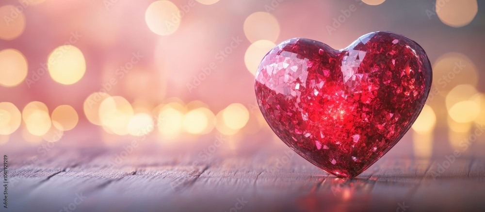Aufkleber valentine heart. with copy space image. Place for adding text or design