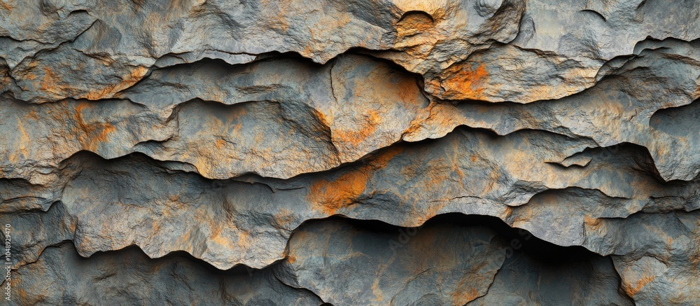 Aufkleber Stone abstract background featuring a pattern created by water erosion. with copy space image. Place for adding text or design