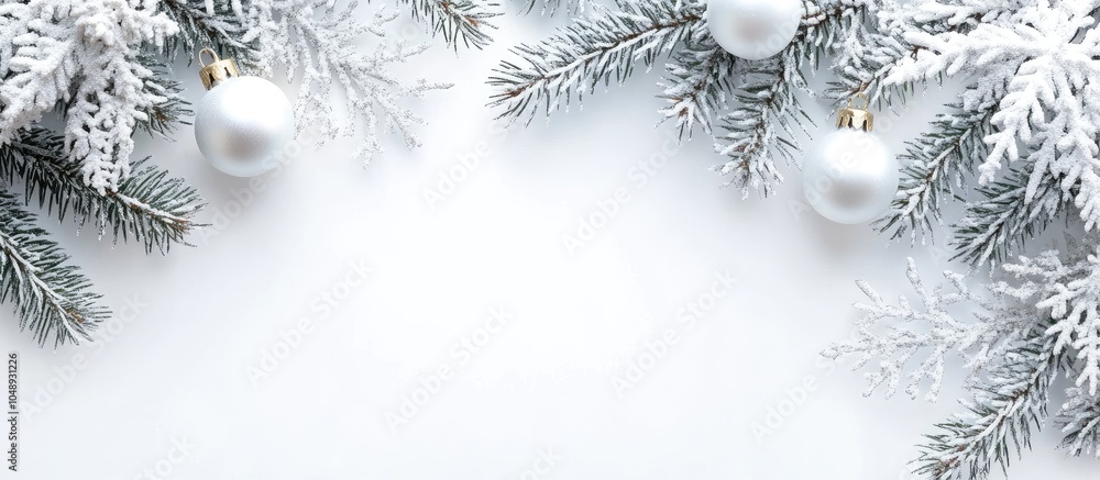 Aufkleber white christmas background. with copy space image. place for adding text or design