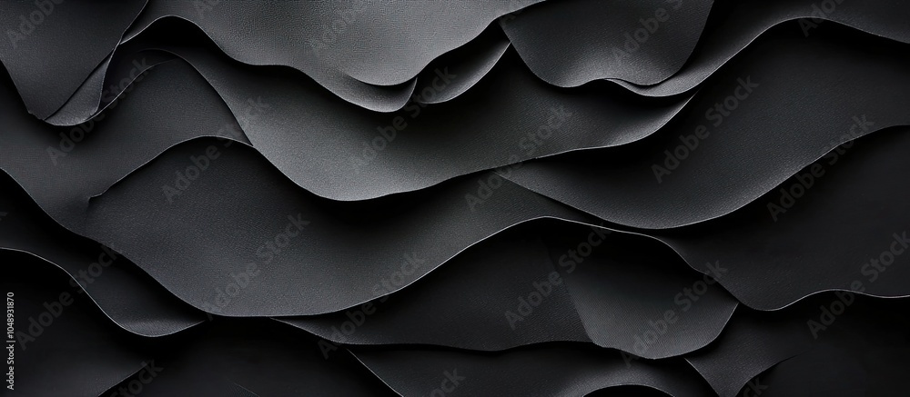 Aufkleber abstract black paper texture backdrop top view copyspace