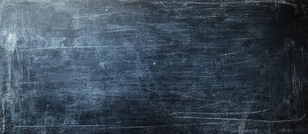 Poster Abstract chalk smudged on a blackboard texture background with space for text Education school concept. with copy space image. Place for adding text or design