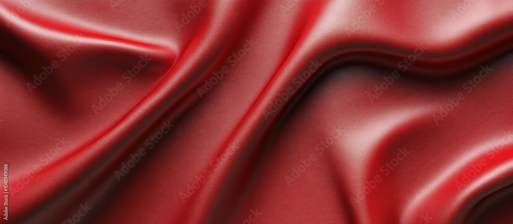 Poster Abstract background of red leather texture. with copy space image. Place for adding text or design
