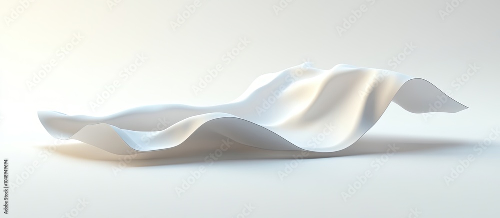 Aufkleber Isolated turning model. with copy space image. Place for adding text or design
