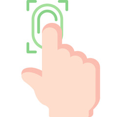 Fingerprint Scan Icon