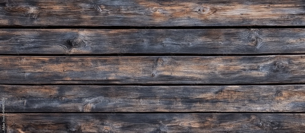Aufkleber Aged weathered wood panels utilized as a background. with copy space image. Place for adding text or design