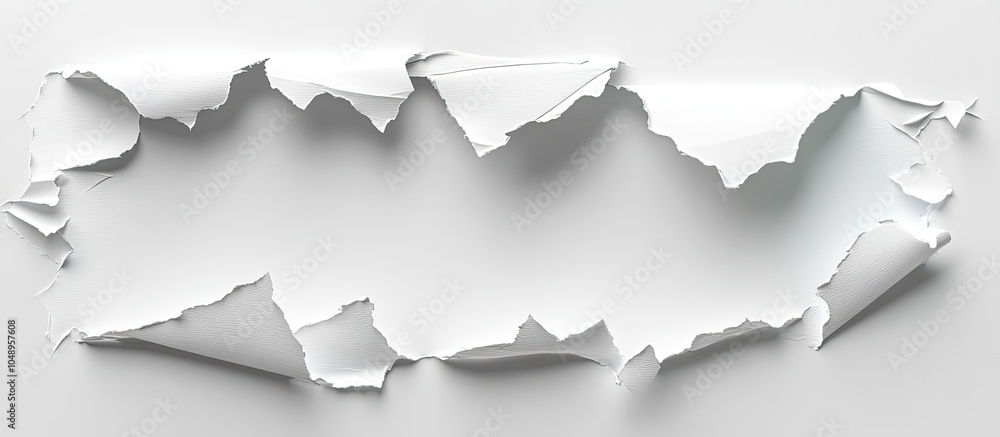 Aufkleber torn paper. with copy space image. Place for adding text or design