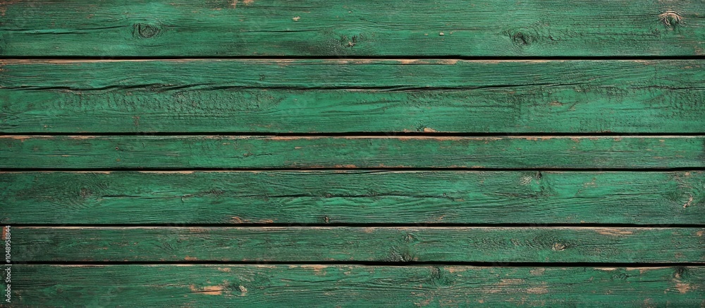 Aufkleber green wooden plank background texture. with copy space image. Place for adding text or design