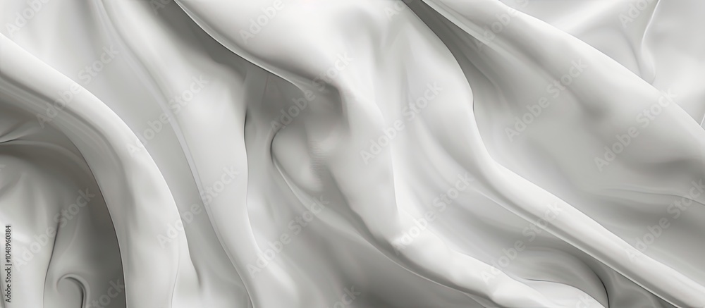 Leinwandbilder Closeup view of a blank white canvas as the background. with copy space image. Place for adding text or design
