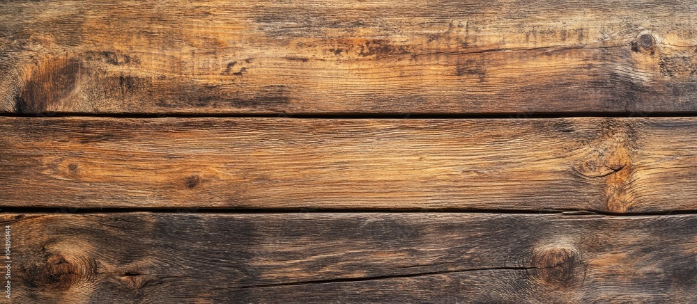 Aufkleber Closeup view of an old wooden board surface for a background. with copy space image. Place for adding text or design