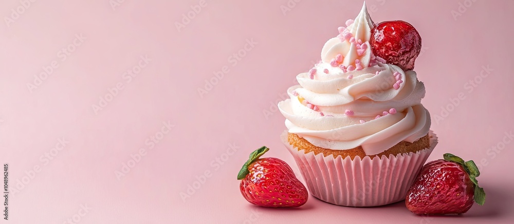 Poster sweet treat. with copy space image. place for adding text or design