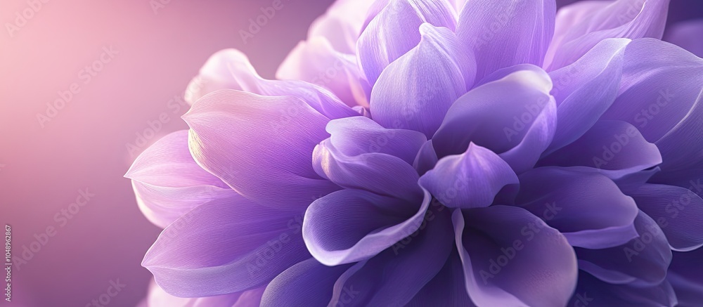 Aufkleber ethereal purple flower backdrop nature detail. with copy space image. place for adding text or desig