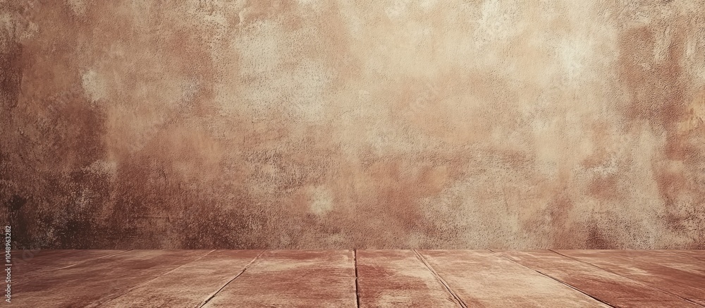 Aufkleber brown stucco wall empty vintage grunge surface design. with copy space image. place for adding text 