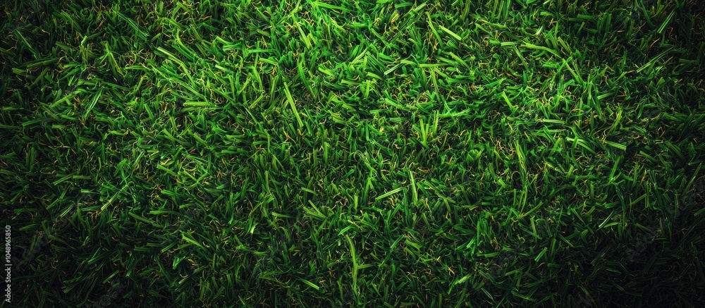 Aufkleber Texture of artificial green grass for background. with copy space image. Place for adding text or design