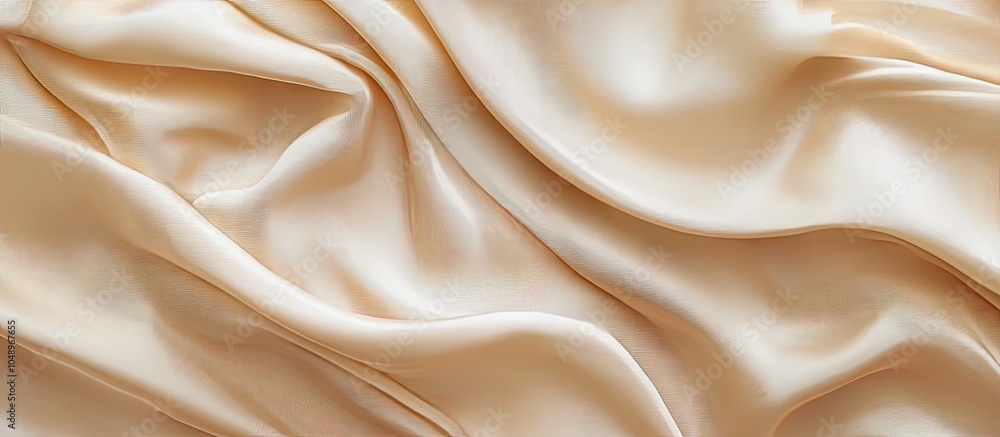 Aufkleber beige fabric background top view pastel beige cloth texture can serve as an abstract background with