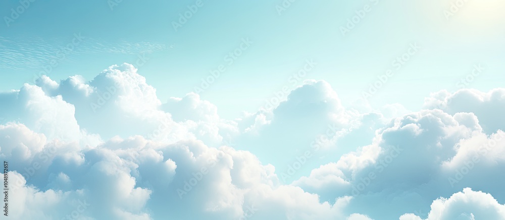 Canvas Prints fluffy sky backdrop with copyspace beautiful sky background