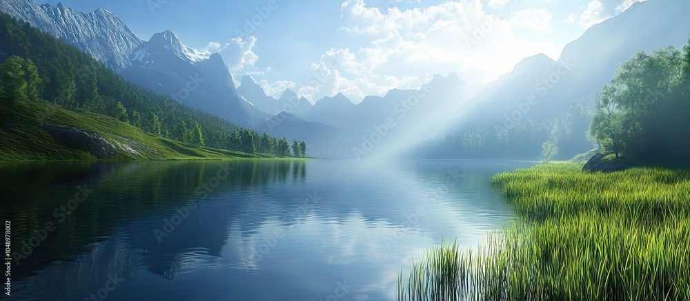 Leinwandbilder stunning landscape. with copy space image. place for adding text or design