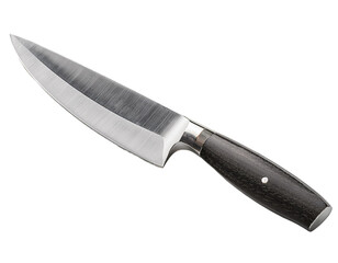 A kitchen knife isolated on transparent background