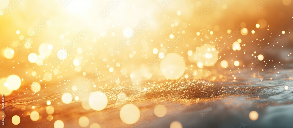 Aufkleber abstract light bokeh backdrop. with copy space image. place for adding text or design