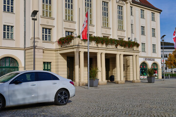 Rathaus Sonneberg, Landkreis Sonneberg, Thüringen, Deutschland