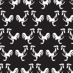 Rooster background illustration