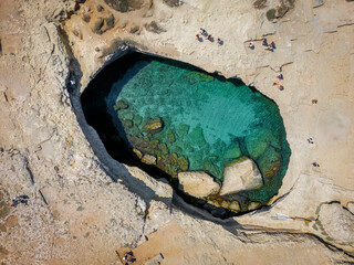 Beach Grotta Della Poesia in Puglia - Italy