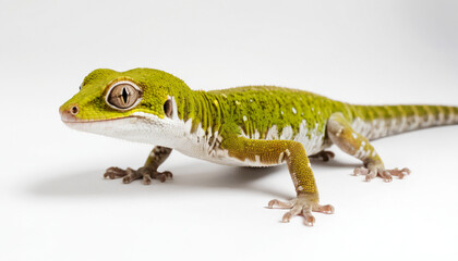 Fototapeta premium Gecko on white background isolated 