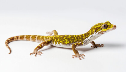 Naklejka premium Gecko on white background isolated 