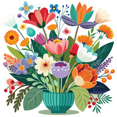 flowers in vase