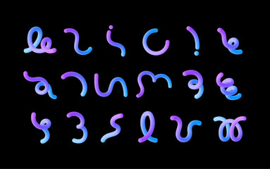 입체 라인 장식