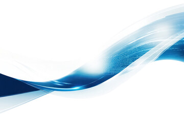 PNG Abstract blue wave design