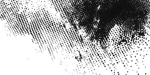 black spots, splashes and dotted paint marks on a white background. grunge texture of old background