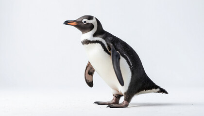 Fototapeta premium Penguin on white background isolated
