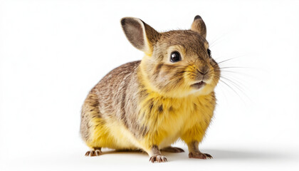 Obraz premium Pika on white background isolated