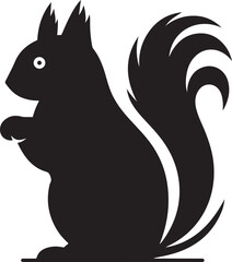 cute rabbit animals icon black silhouette vector art flat design