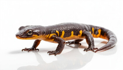 Obraz premium Salamander on white background isolated 
