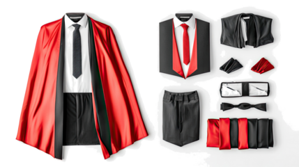Businessmen in Capes Show Off Unique Costume Line Generative AI