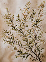 Watercolor Beautiful flower collection , leaves, floral bouquets, flower compositions