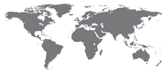 Naklejka premium PNG World map illustration minimalist simple.