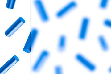 Interface presentation mockup glass effect mockup template