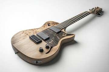 Fototapeta premium Electric acoustic guitar, music concept.generative ai