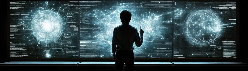 Project Manager Discussing Hyper Realistic Data Visuals