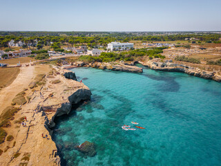 Beach Grotta Della Poesia in Puglia - Italy