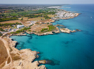 Beach Grotta Della Poesia in Puglia - Italy