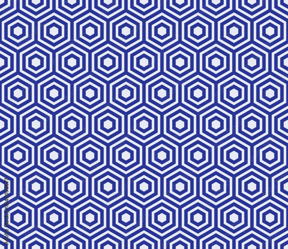 Poster hexagon background. dark blue color on matching background. plain hexagon frames. hexagonal cells. s