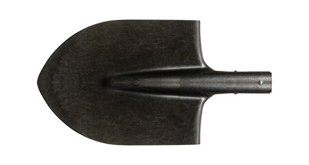 Tools Building and repair - Shovel blade with a handle. Isolated