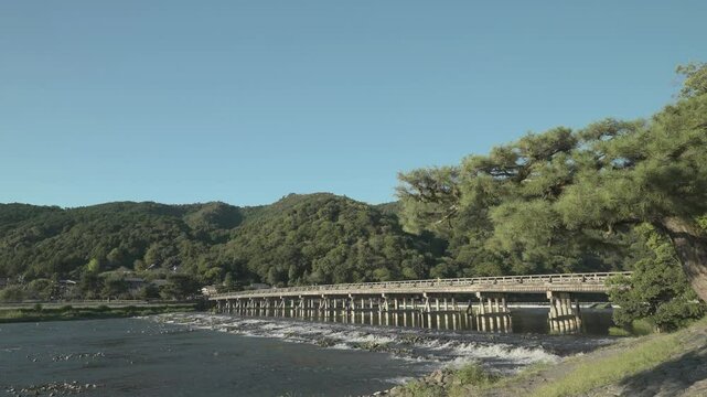 京都の渡月橋
